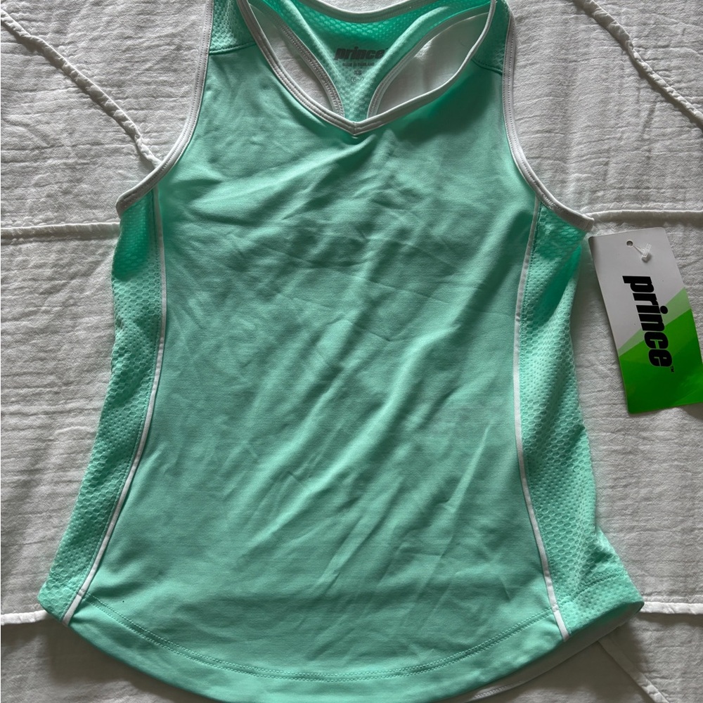 Prince Girl’s Mint Green Tank Top Size XS (6/7) NWT